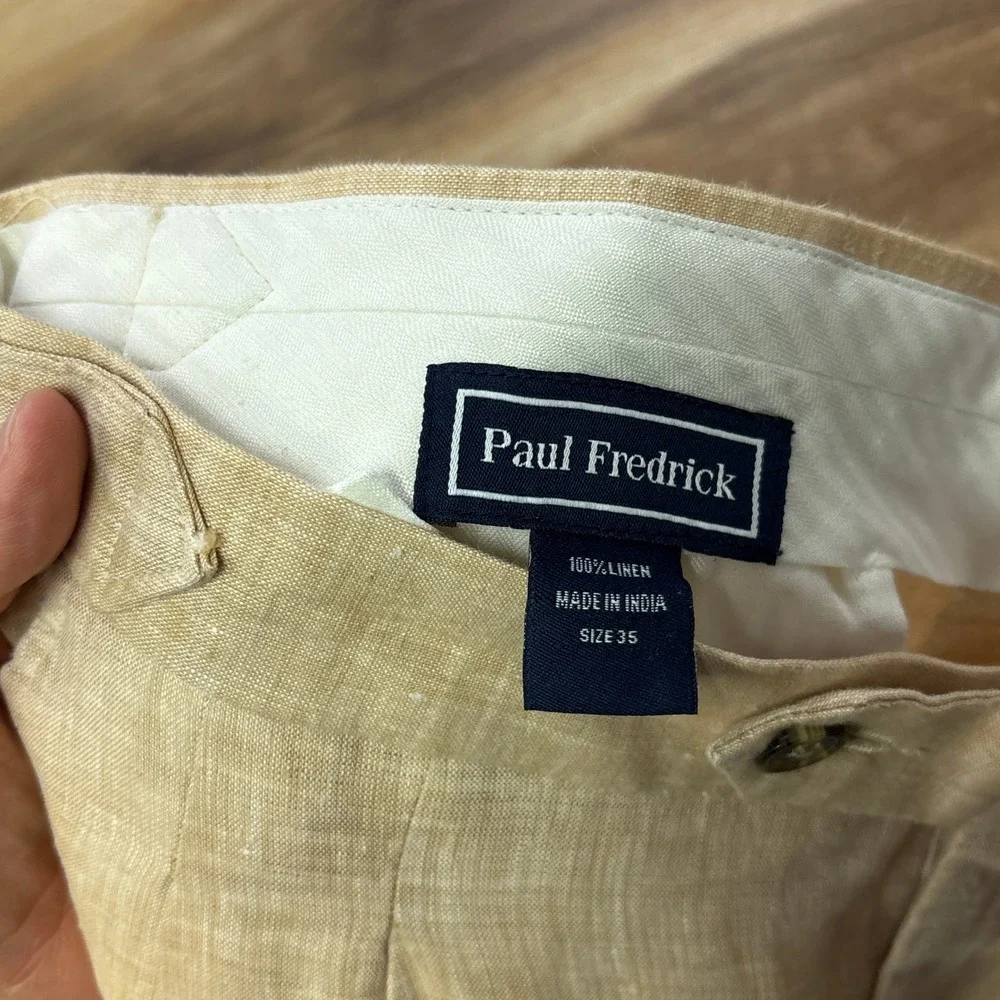 Paul Fredrick double pleated