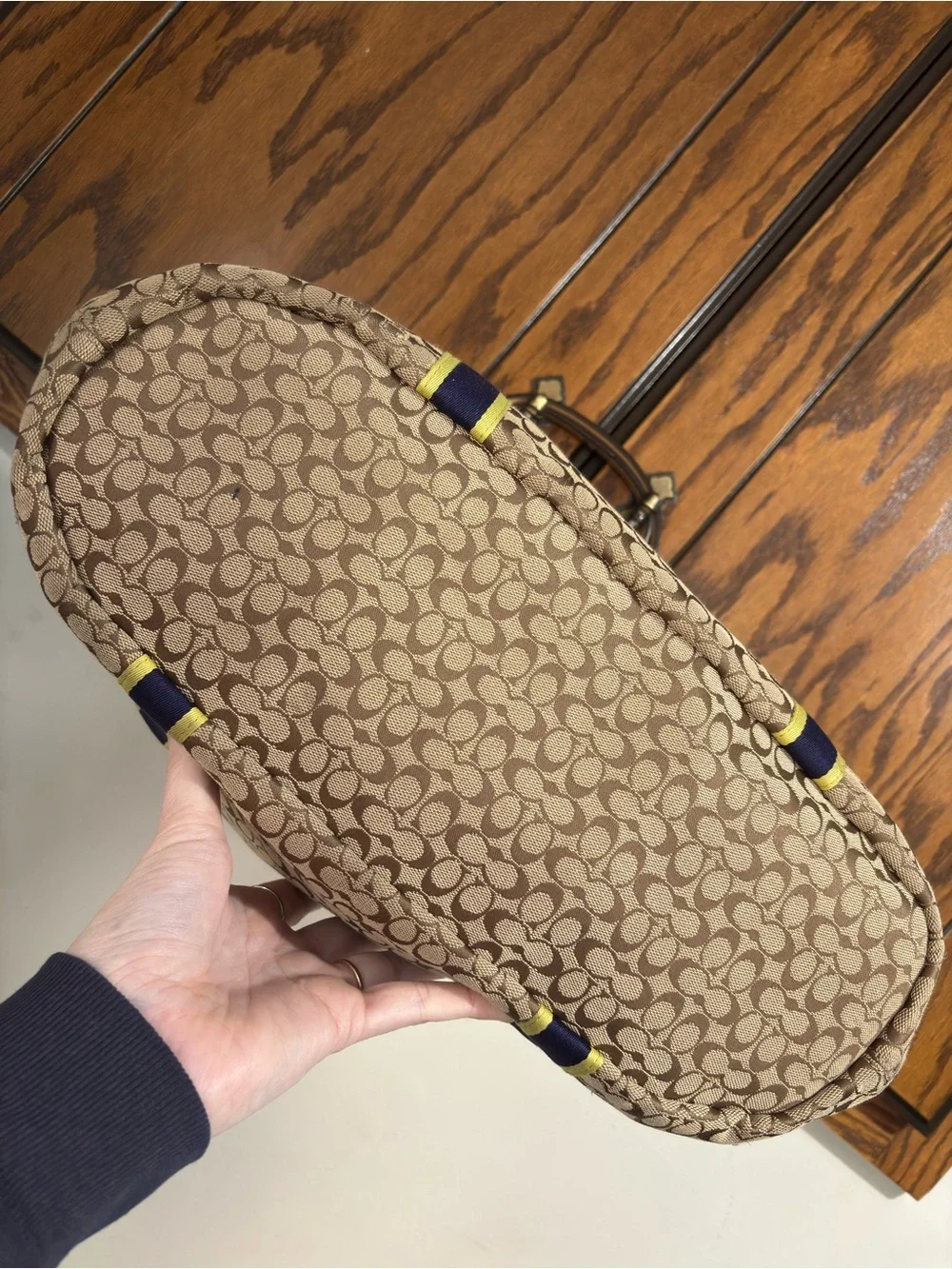 Coach tote signature