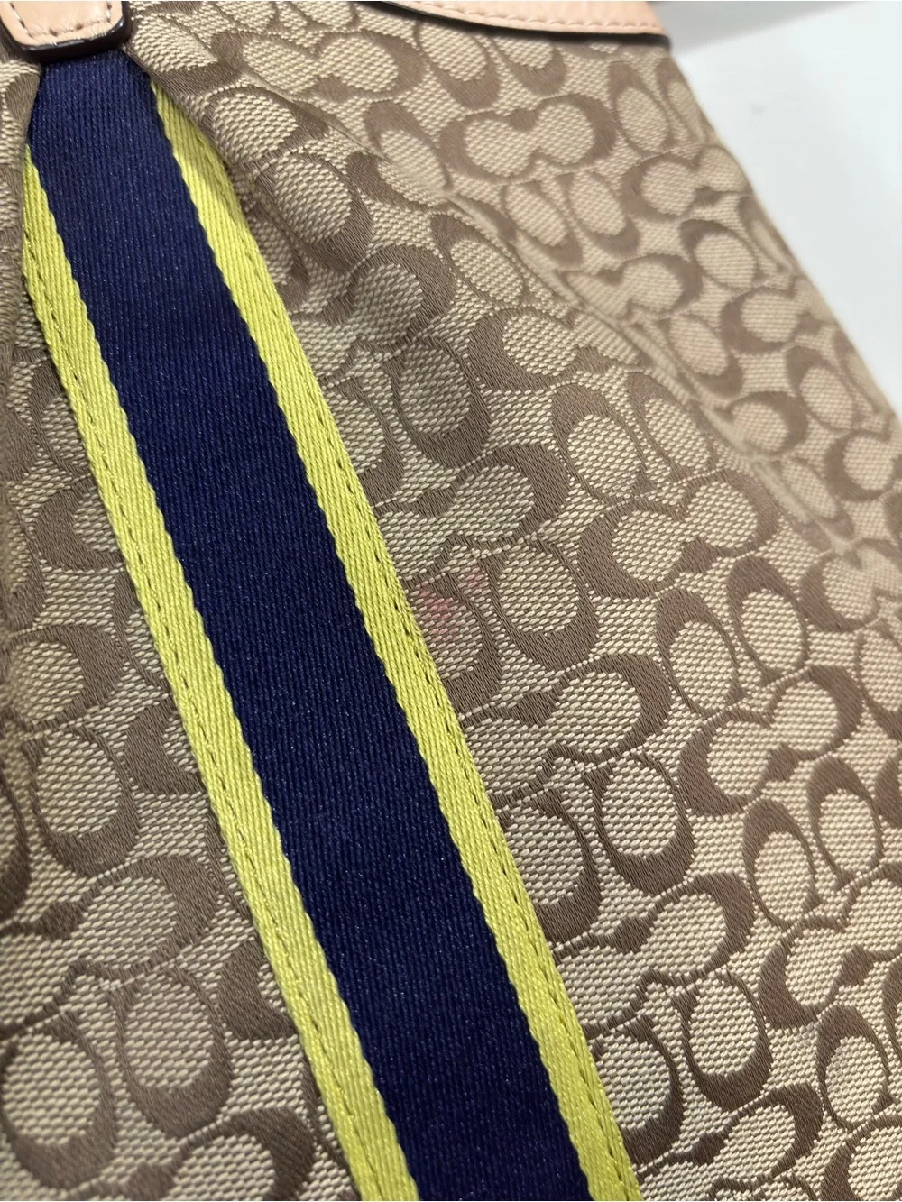Coach tote signature