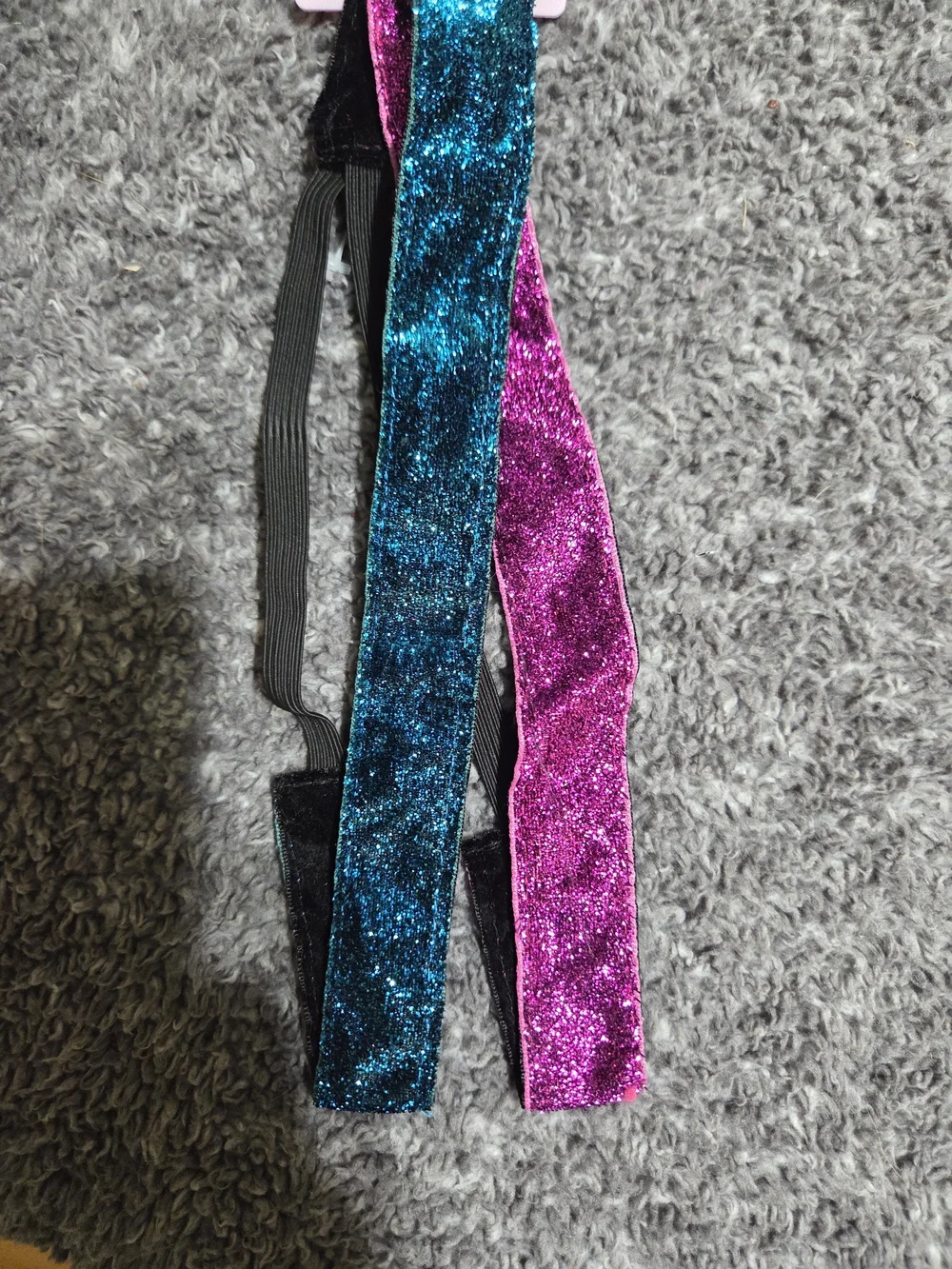 Riviera glitter velvet