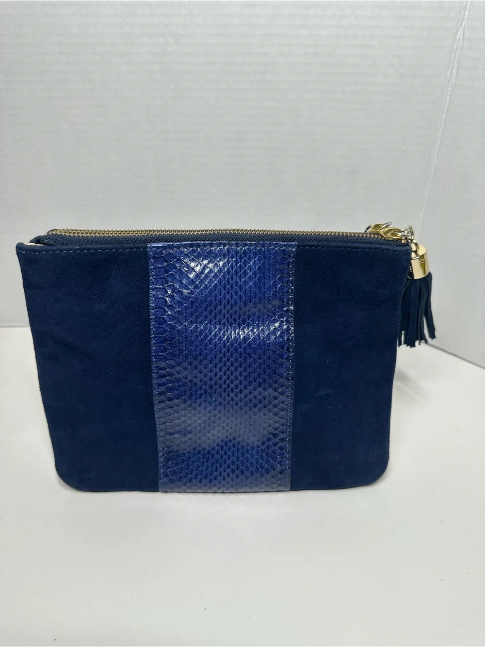 Ann Taylor suede cosmetic