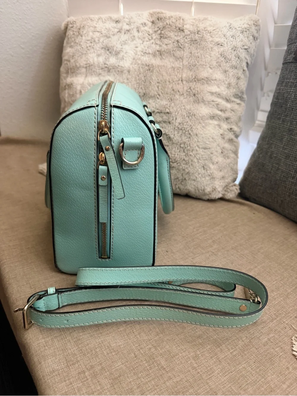 kate spade structured leather