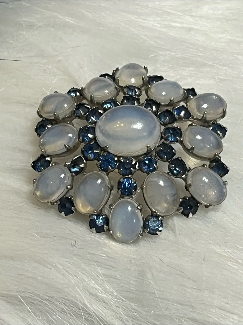 Vintage silver tone
