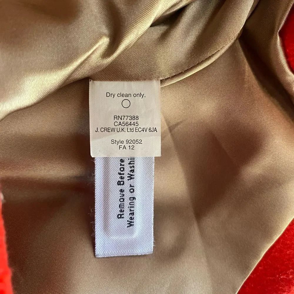 J. Crew bright red