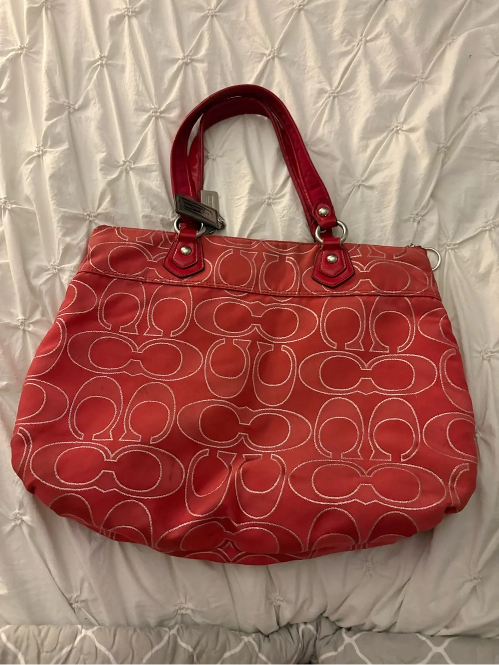 Coach tote bold