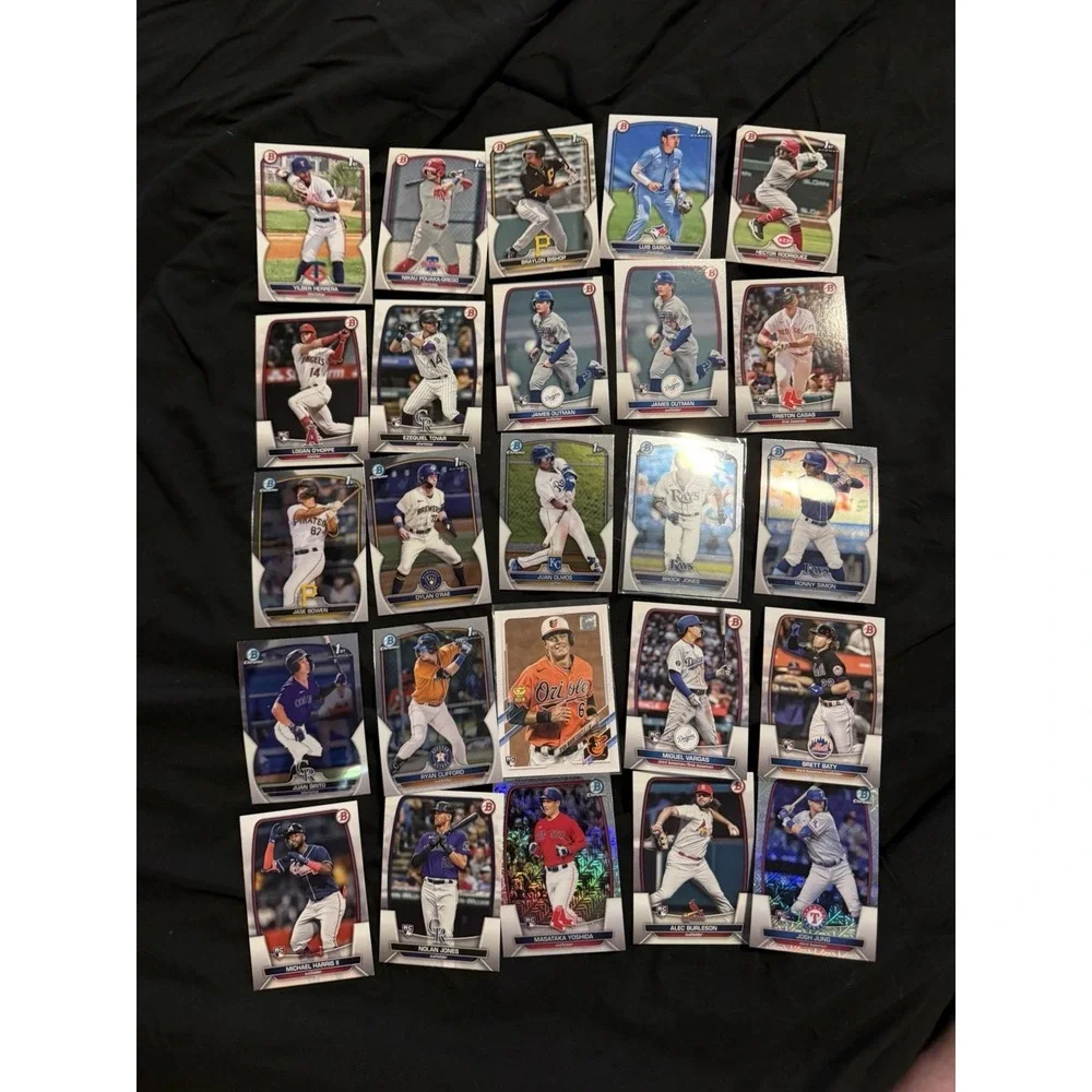 2021‎ / 2023 Topps MLB Baseball cards BCP Series One, Numbered, BP lot of 25