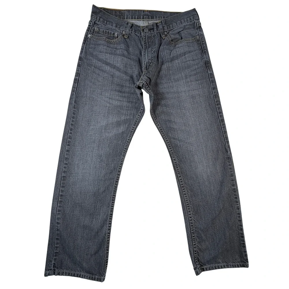 Levis 514 Straight Fit Jeans Mens 31x30‎ Gray Denim Pants Classic 5-Pocket