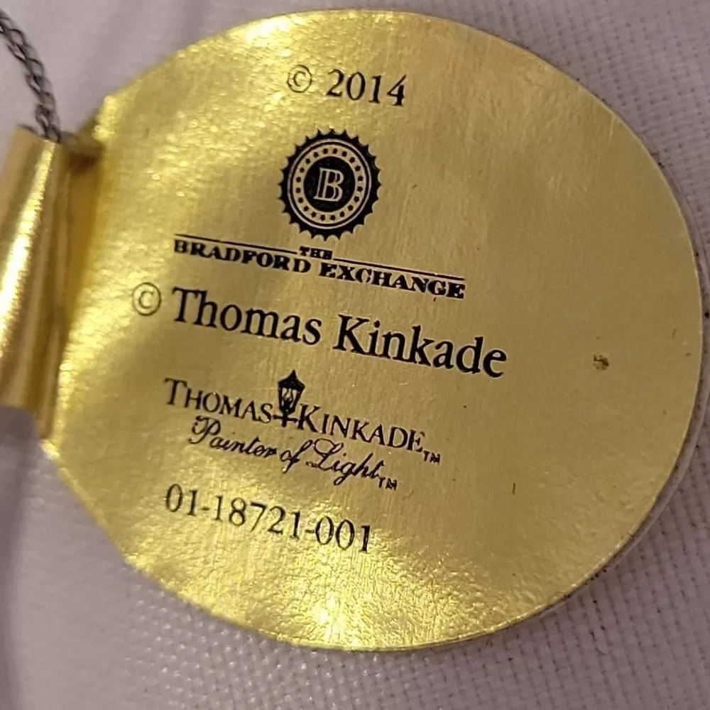 Thomas Kinkade 2014 Heartfelt Blessings Angel‎ Ornaments Joy Bradford Exchange