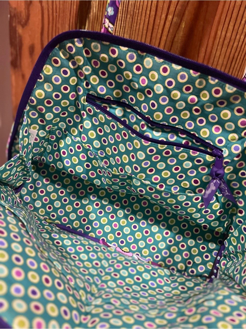 Vera Bradley colorful quilted