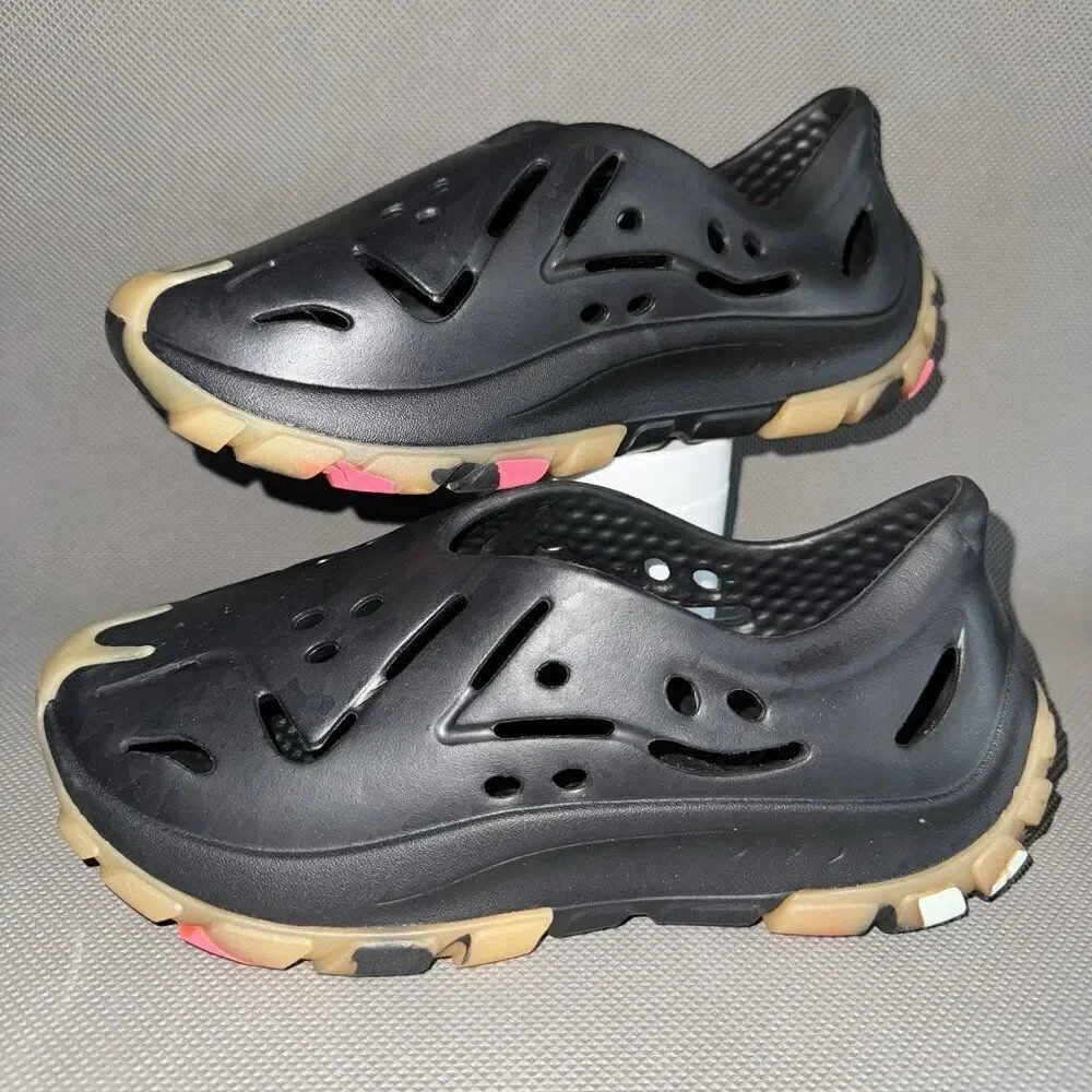 SIA Collective Evo Foam Black Tan Trainer Comfort Clog Shoe Men’s Size 8-9