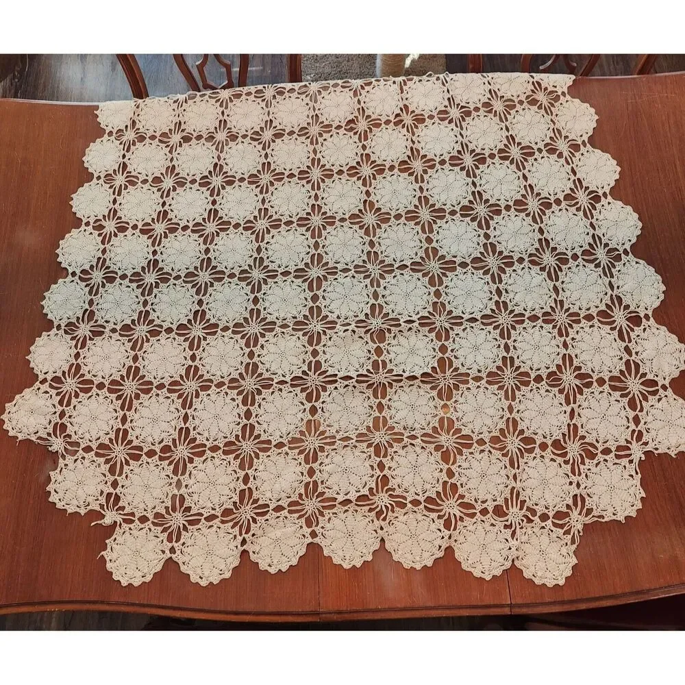 Unbranded crochet tablecloth