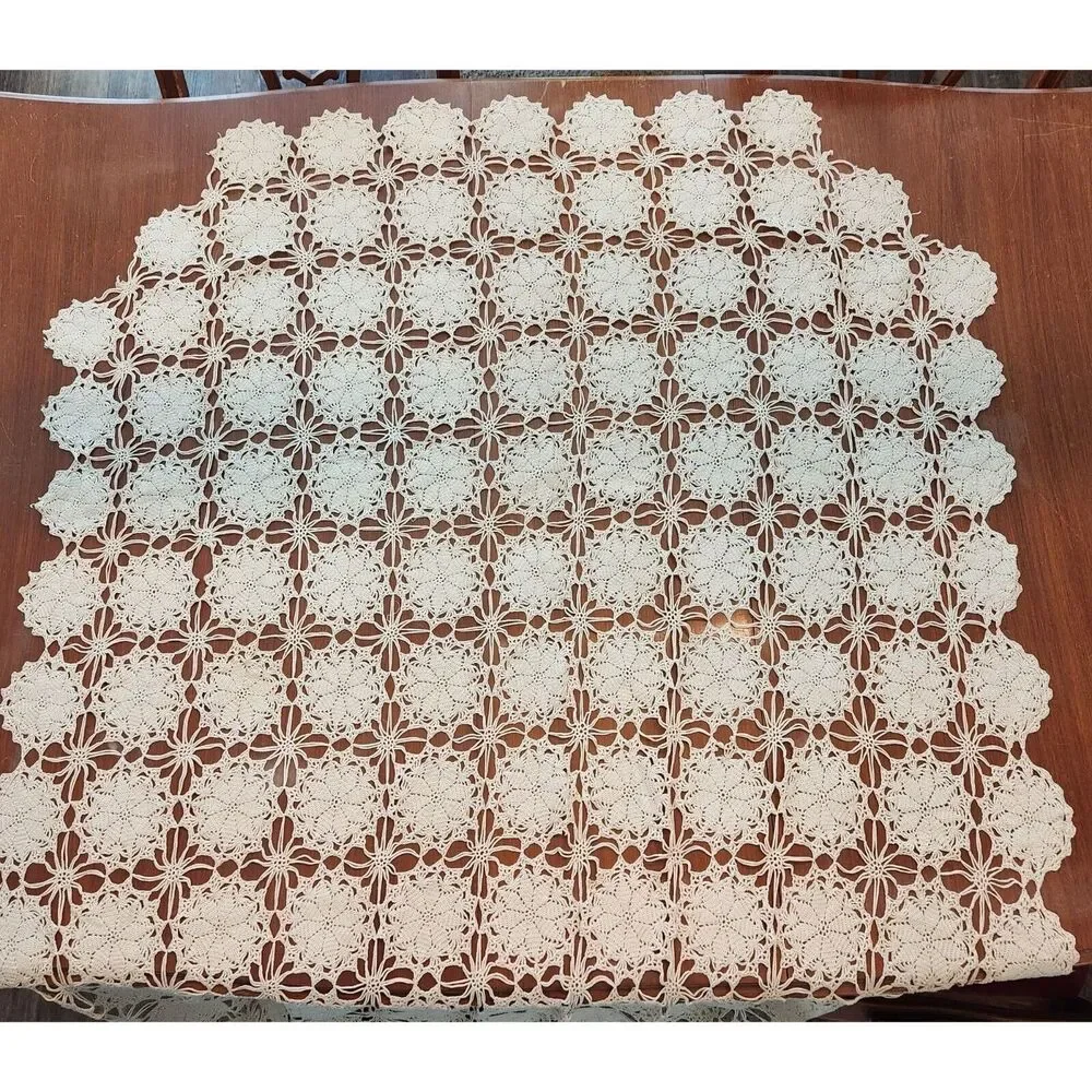 Unbranded crochet tablecloth