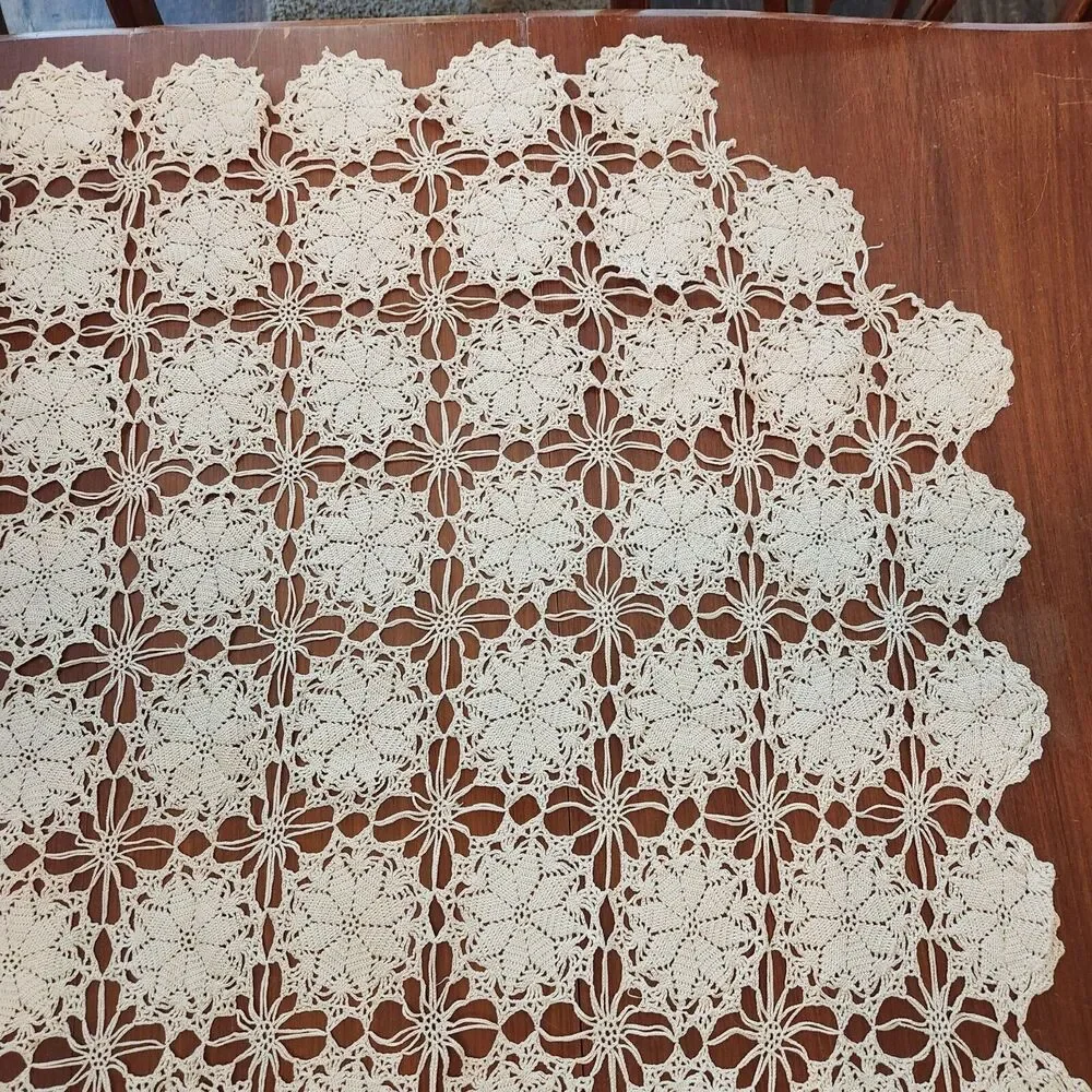 Unbranded crochet tablecloth