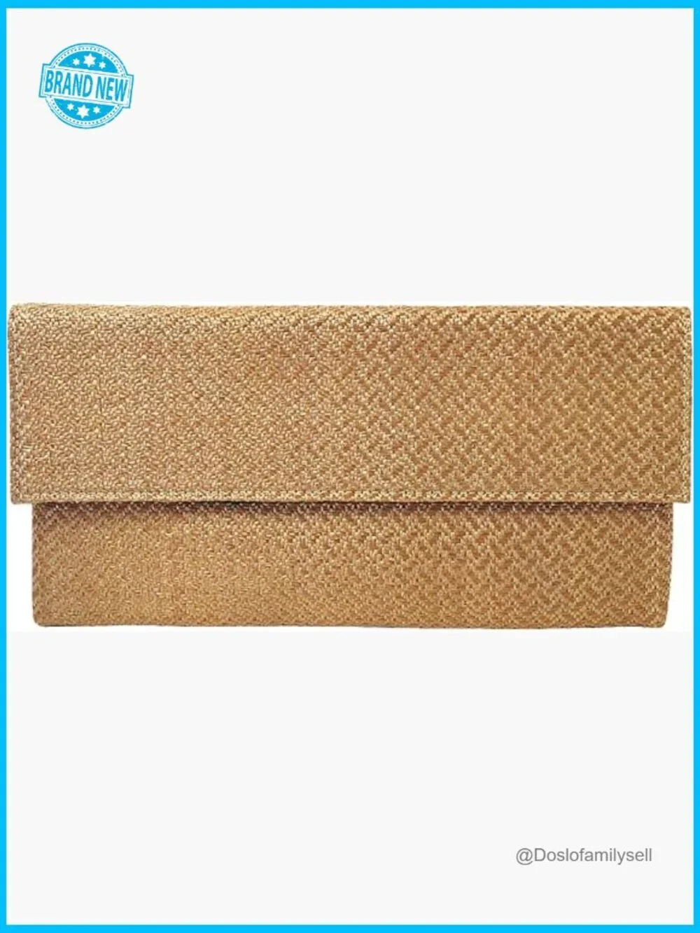 Raffia Chevron Clutch Crossbody Bag Detachable Chain Straw Woven Summer Beach