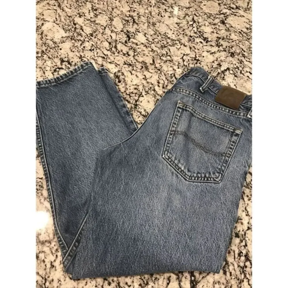 Distressed Lee Regular Fit  Mens 36x29 Blue Denim‎ Jeans Kansas City USA 🇺🇸