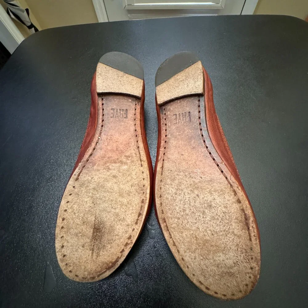Frye Carson ballet flats tan size 7.5