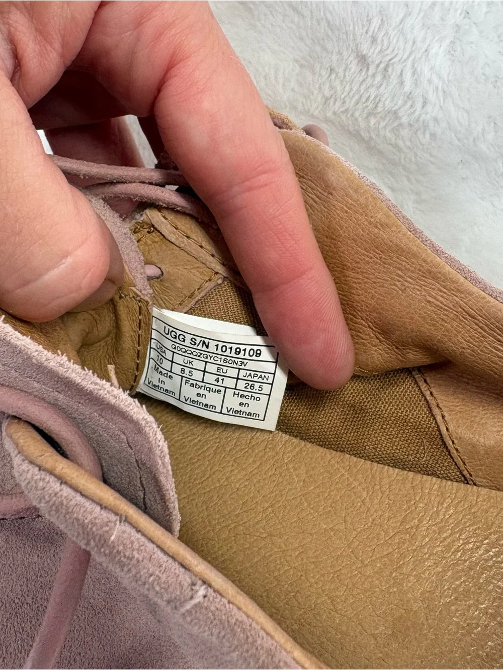 UGG soft suede