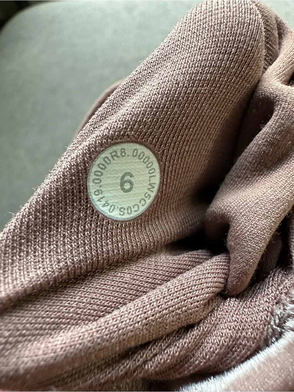 Lululemon Align Super High Waist Velvet Leggings in Spanish Oak Size 6