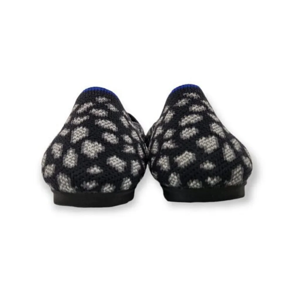 Rothy's Charcoal Kitten Flat Ballet Shoes Womens 6.5 Rare Discontinued‎