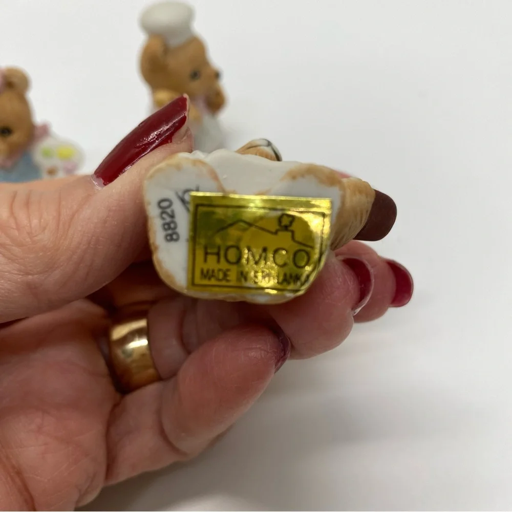 Homco vintage bears