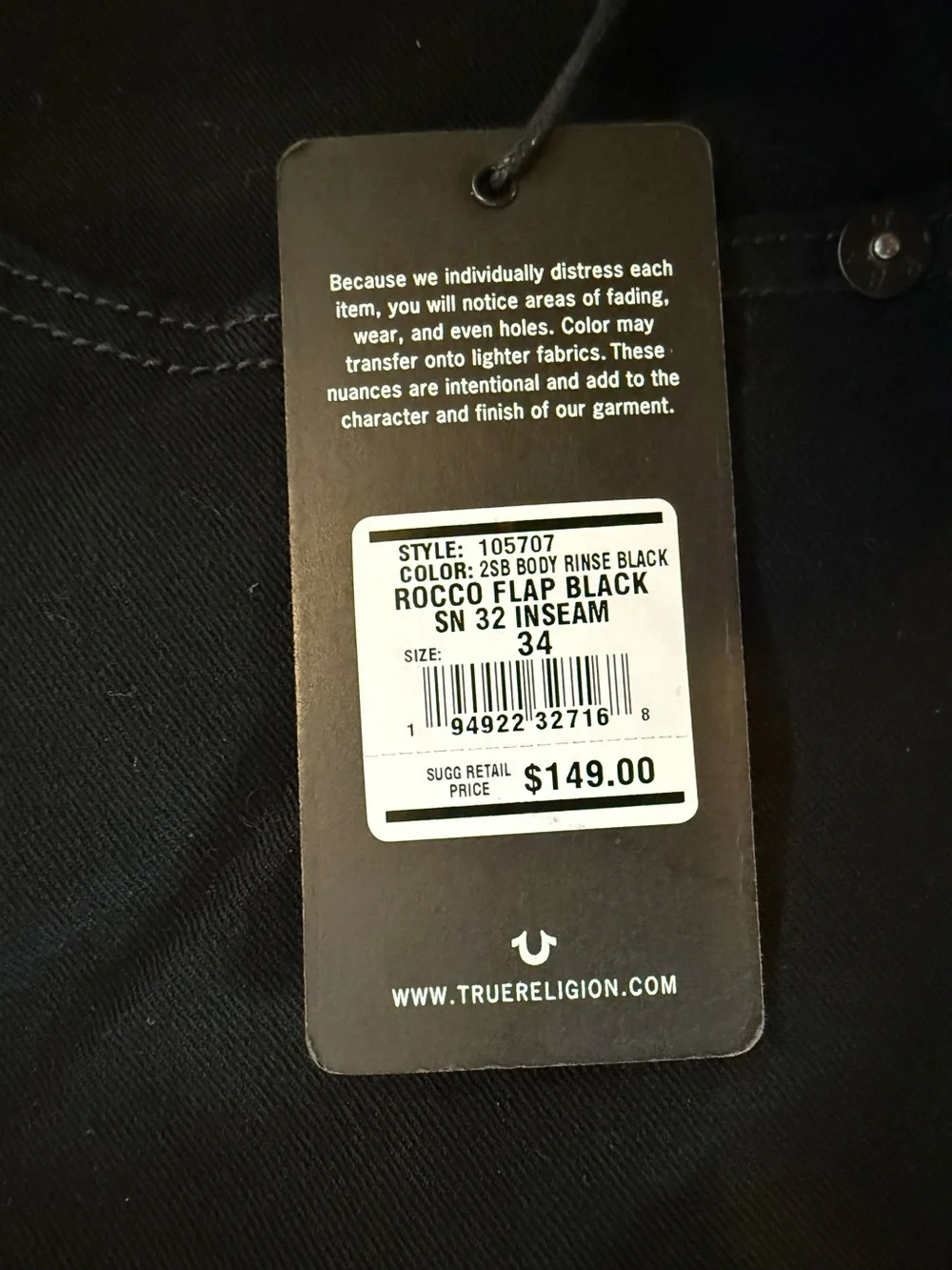 True Religion nwt true