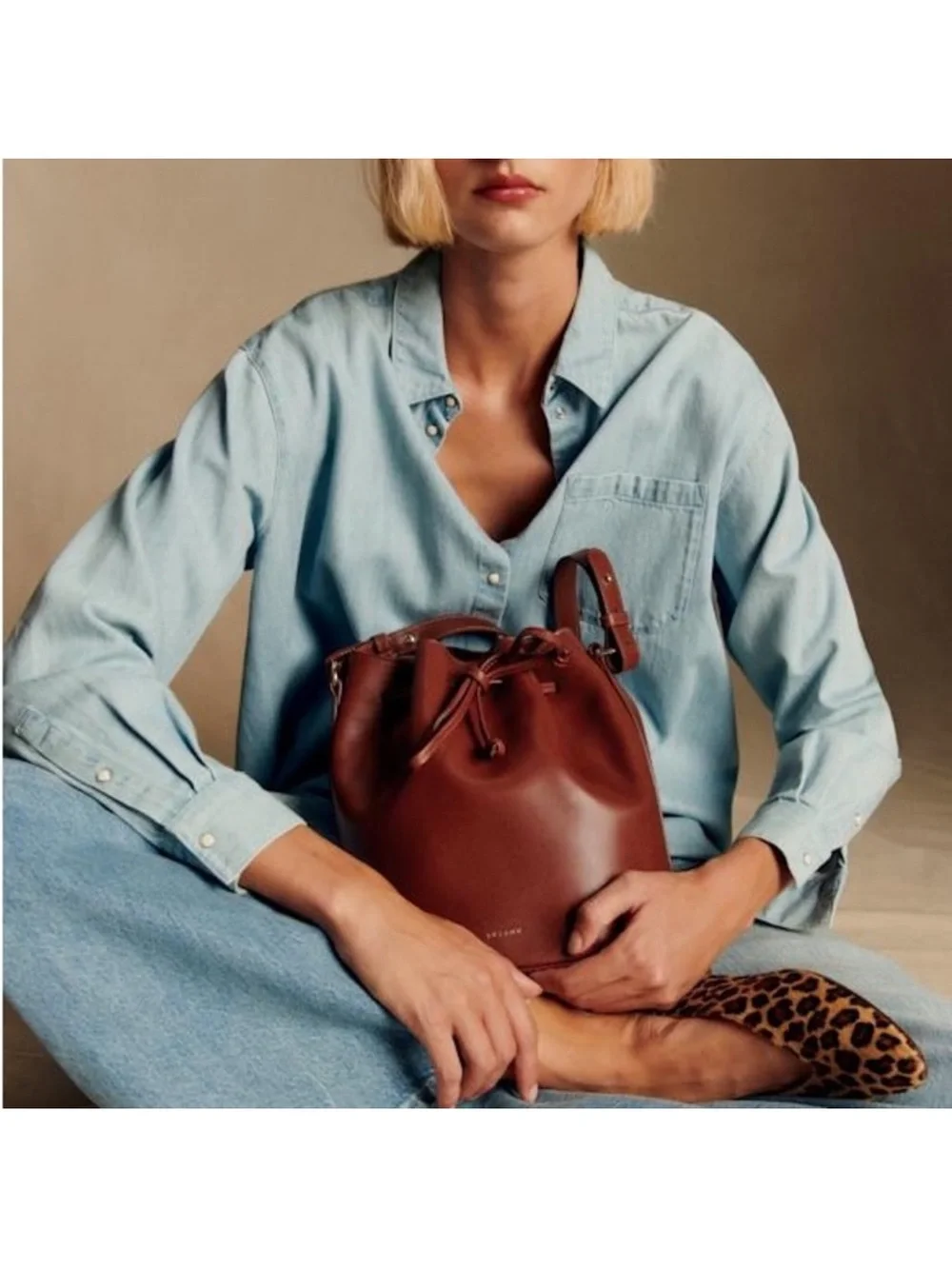 Sezane classic brown