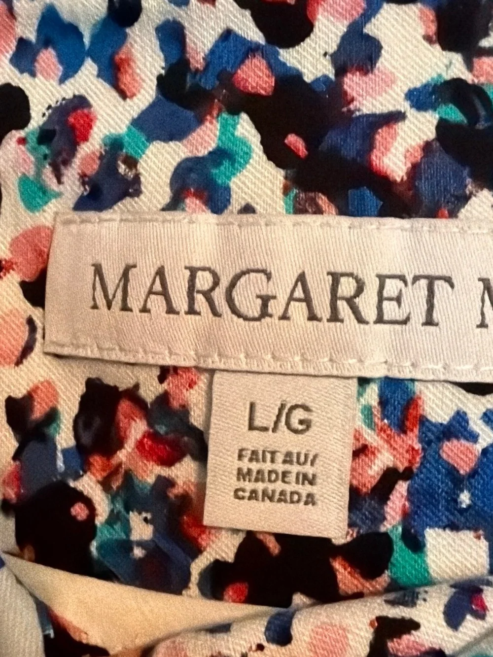 Margaret M vibrant line