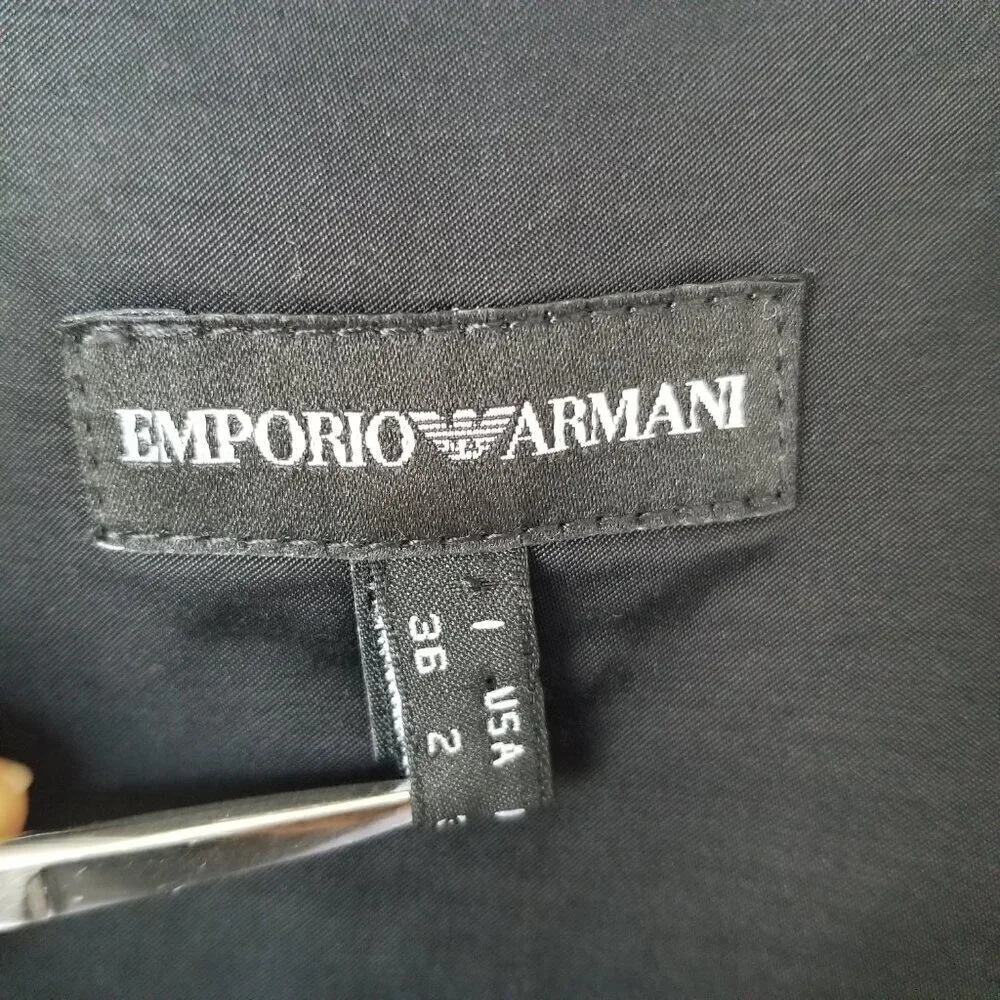 Armani Cocktail Mini Dress Formal Satin Size 2