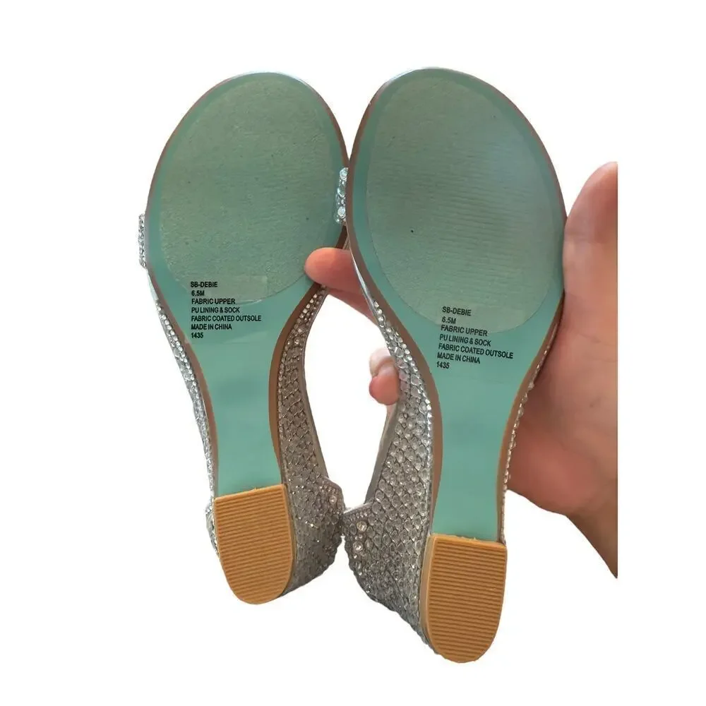 Betsey Johnson embellished synthetic new