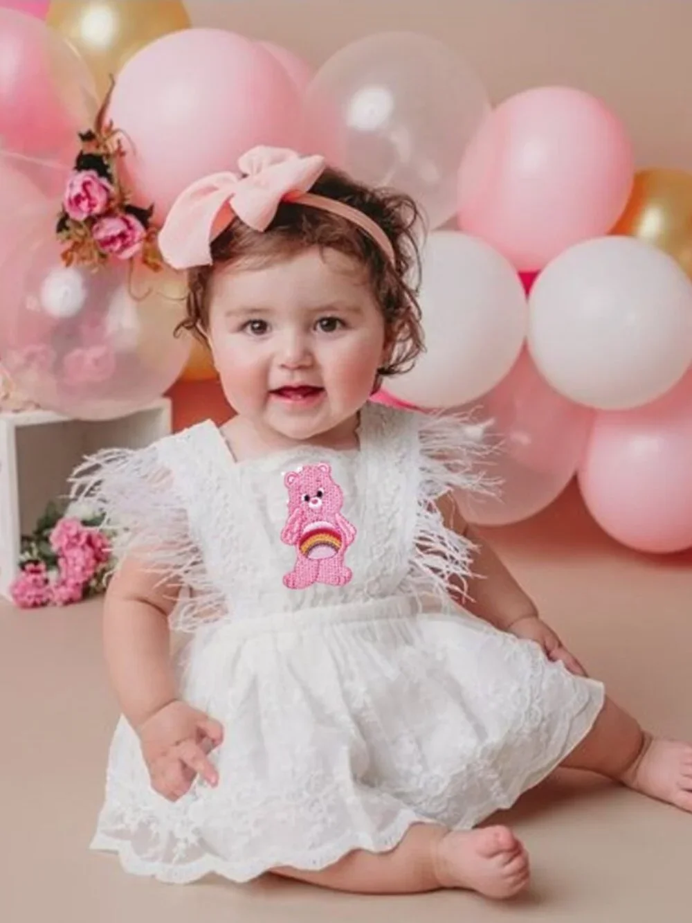 Care Bear Dress Lace Birthday Outfit Clothes Care Bear Girl Dress romper