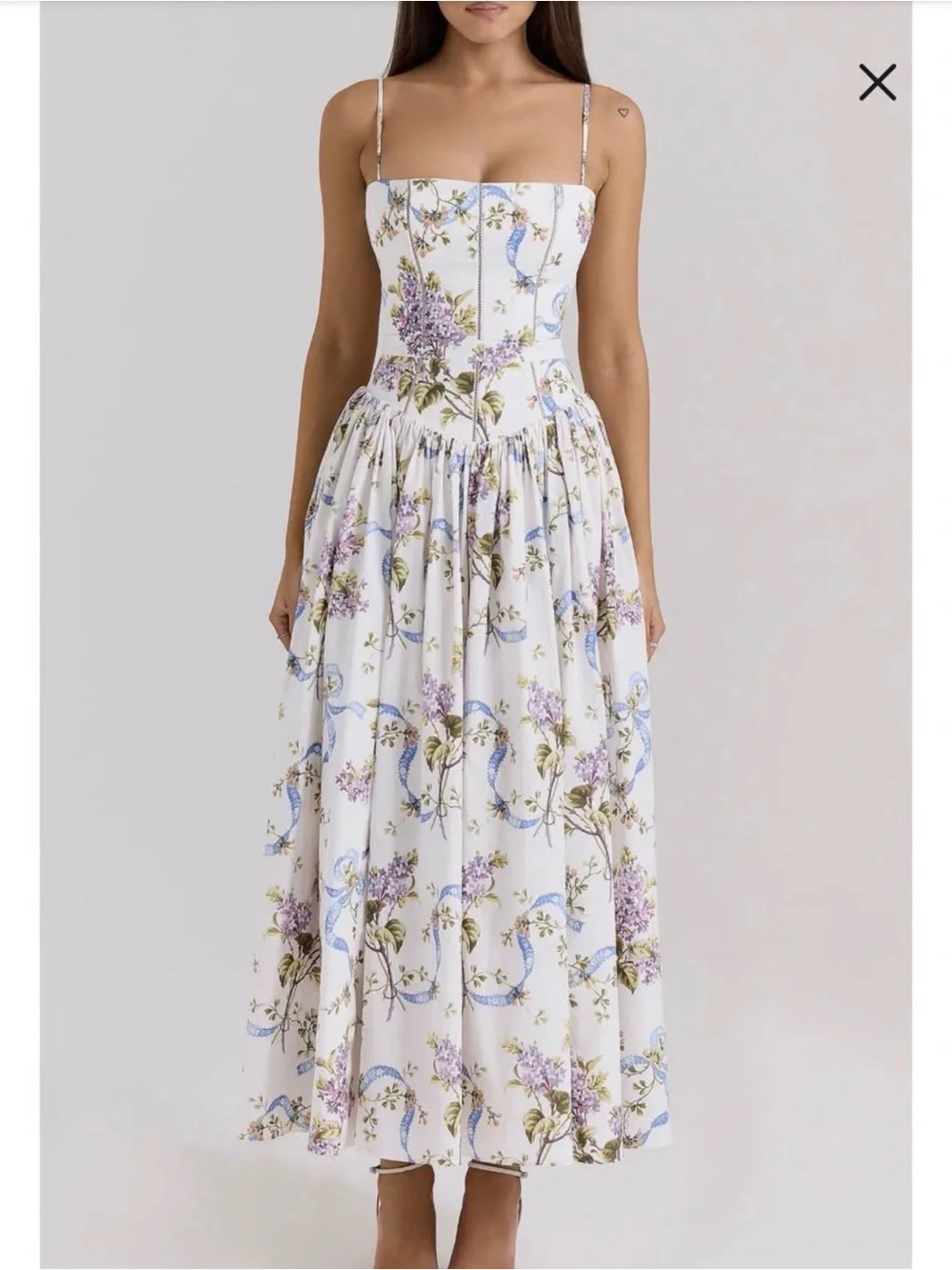 House of CB White Ysabella Dress