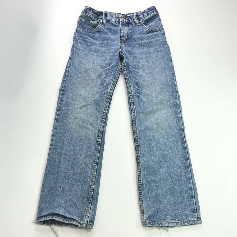 Gap Blue Jeans Kids 10 Regular 1969 Original Straight Leg Adjustable Waist