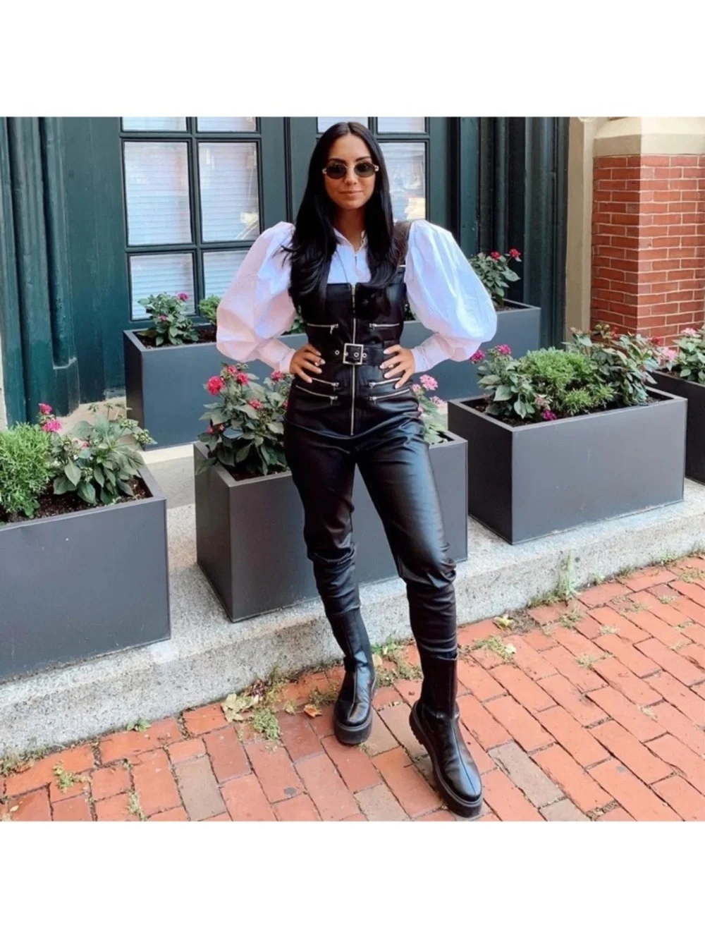 WeWoreWhat vegan leather