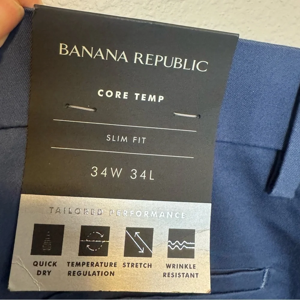 Banana Republic Men's Dark Blue Dress Pants NWT