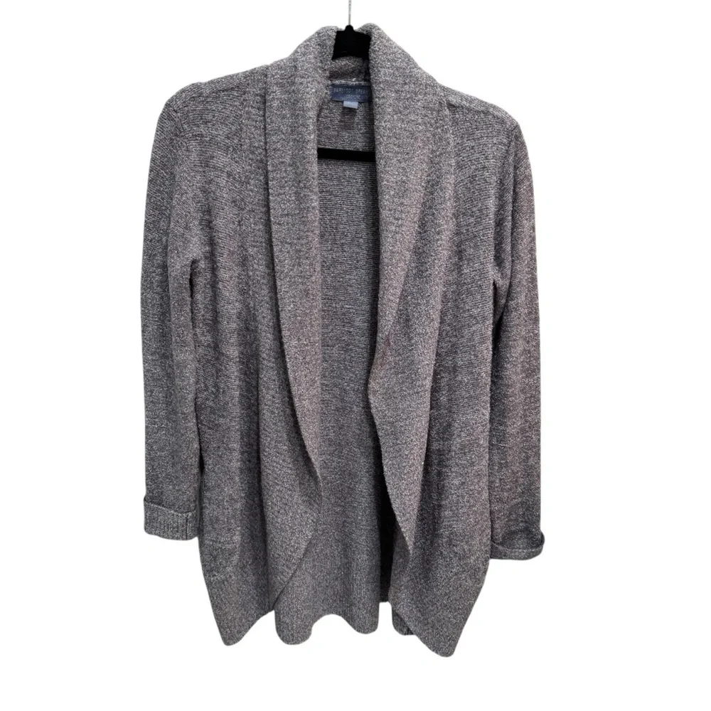 Barefoot Dreams Cardigan Womens XS/S Gray Open Front Cozychic Lite Jacket Cozy