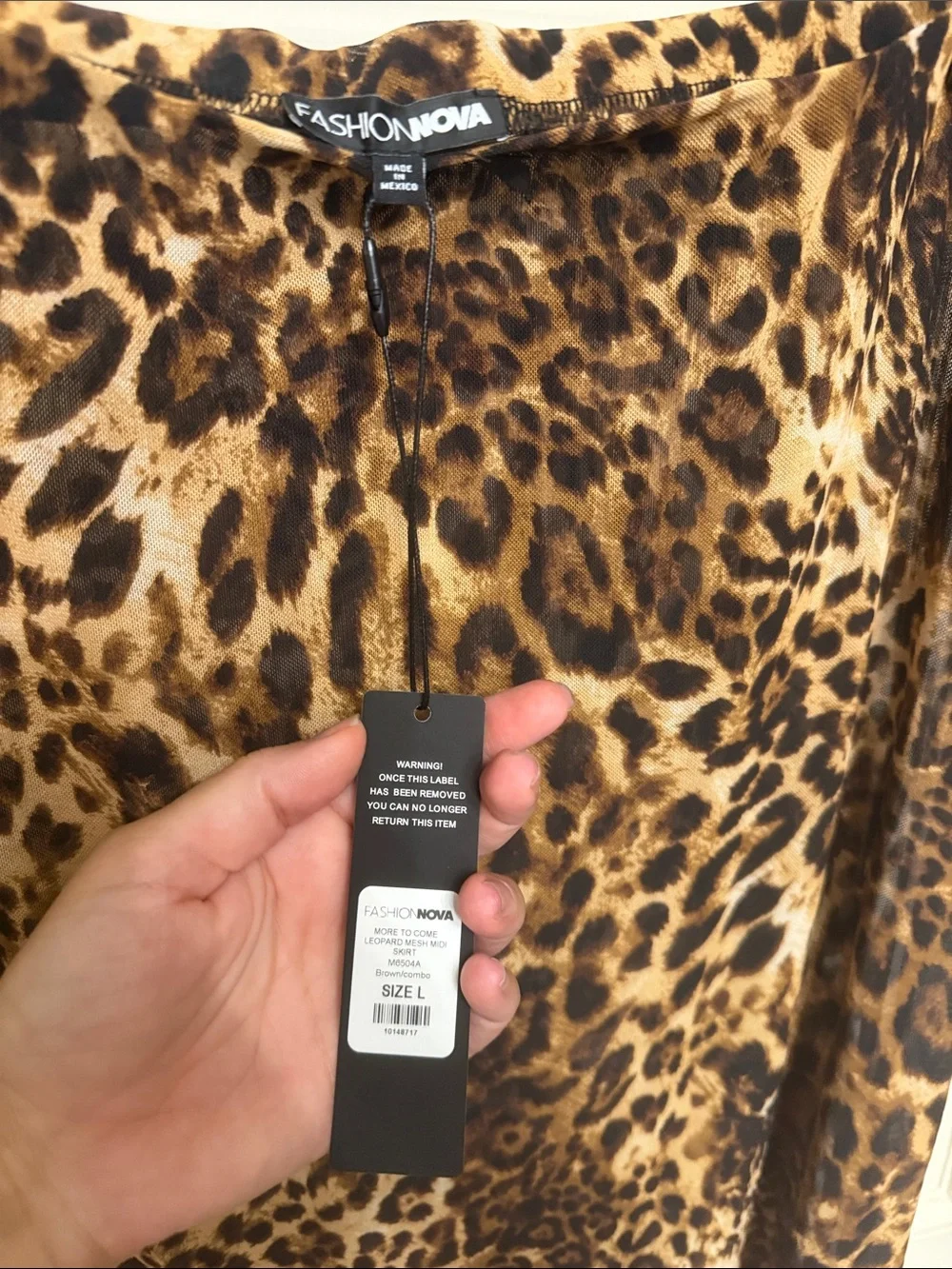 Fashion Nova sleek leopard