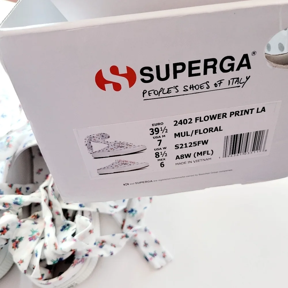 Superga 2402 flower