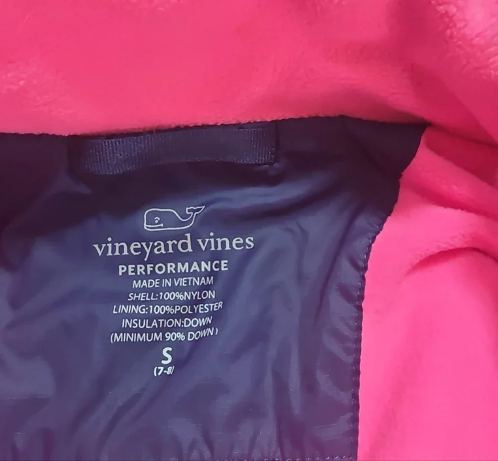Vineyard Vines girls quilted