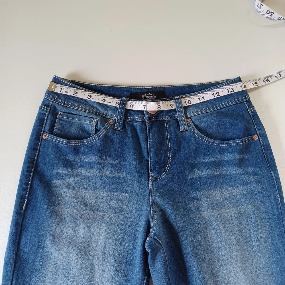 Royalty Jeans Womens 6 Blue WP976025 Skinny Medium Wash Stretch Denim