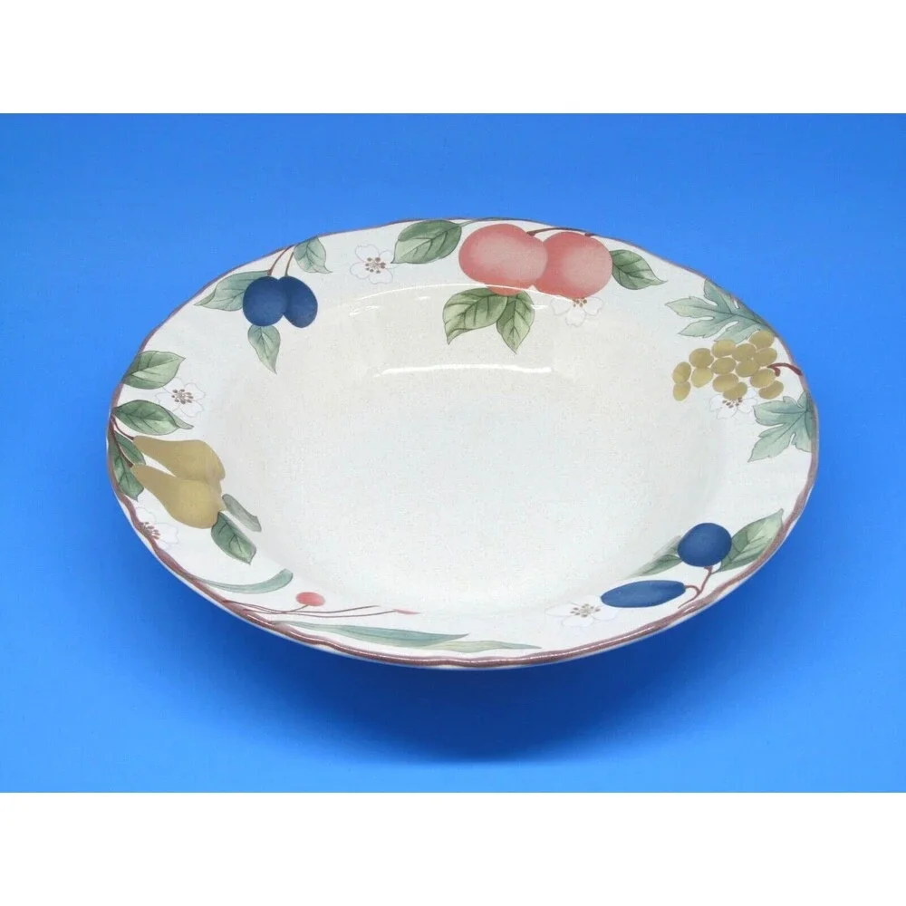 Mikasa Fruit Panorama  Rimmed Vegetable Serving Bowl 10 1/2 