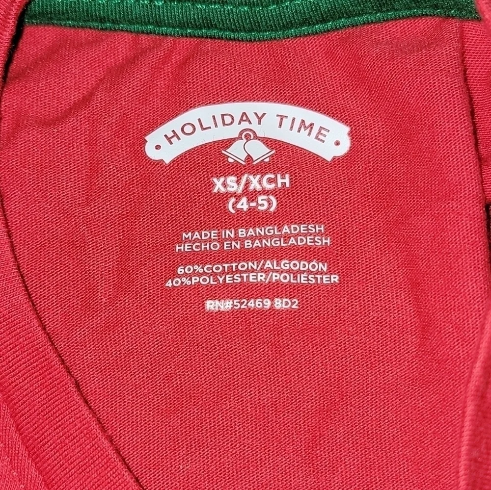 Holiday Time red long