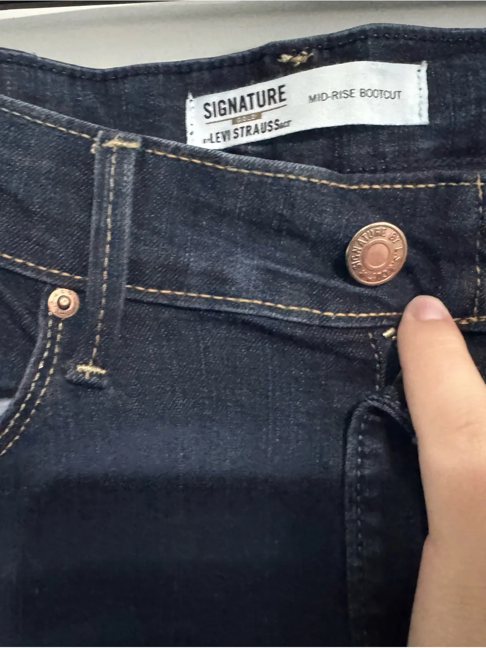 Signature by Levi Strauss Women’s Blue Bootcut Jeans Trio