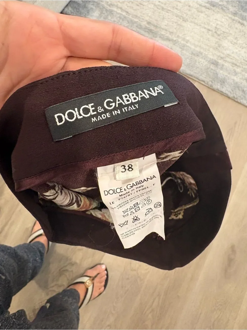 Dolce & Gabbana cropped slim