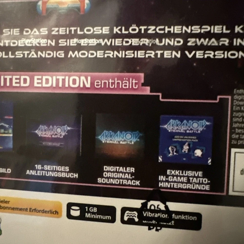 Playstation 5 Arkanoid Eternal Battle (Limited Edition) (De (UK IMPORT) Game NEW