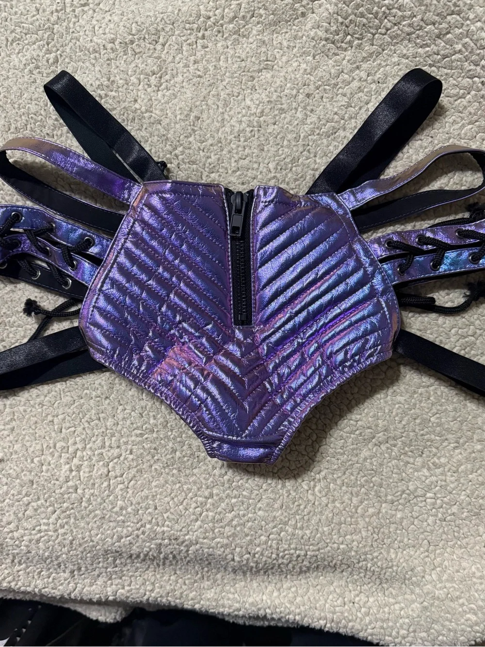 Dolls Kill iridescent purple