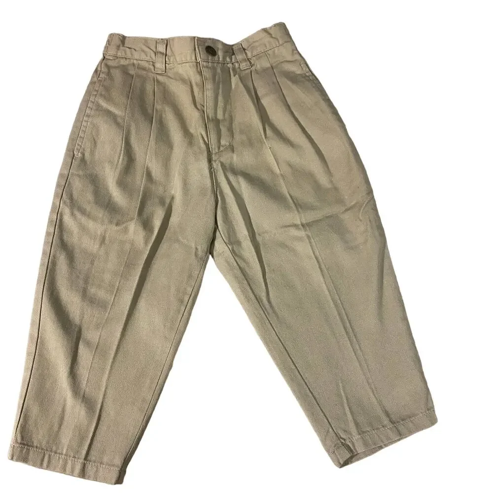 Gymboree Beige Khakis Casual Dress Pants Toddler Boys Sz S