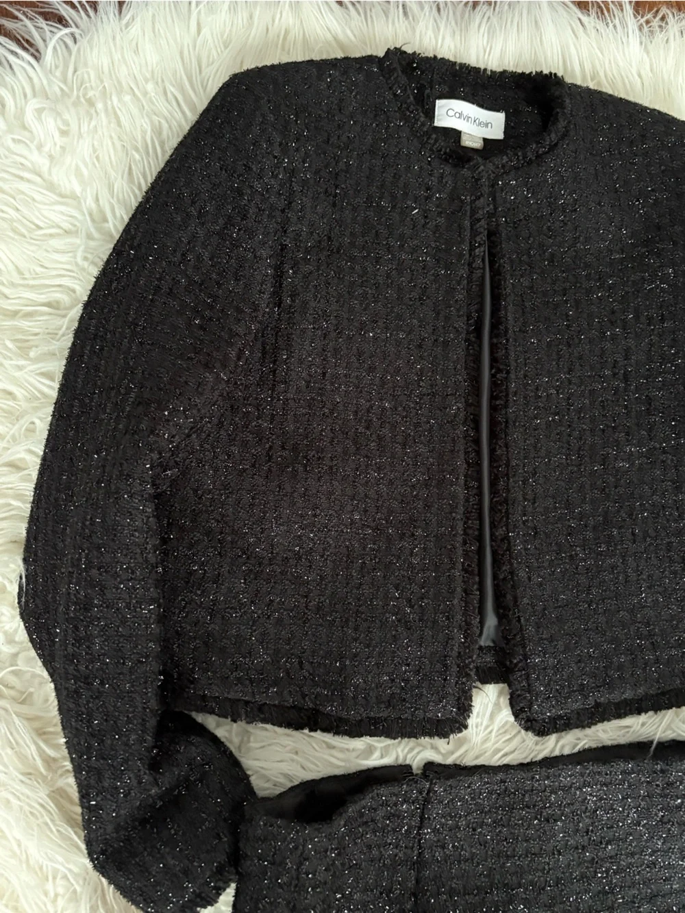 Calvin Klein secure textured