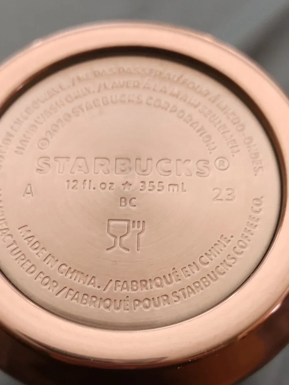 Starbucks stainless steel