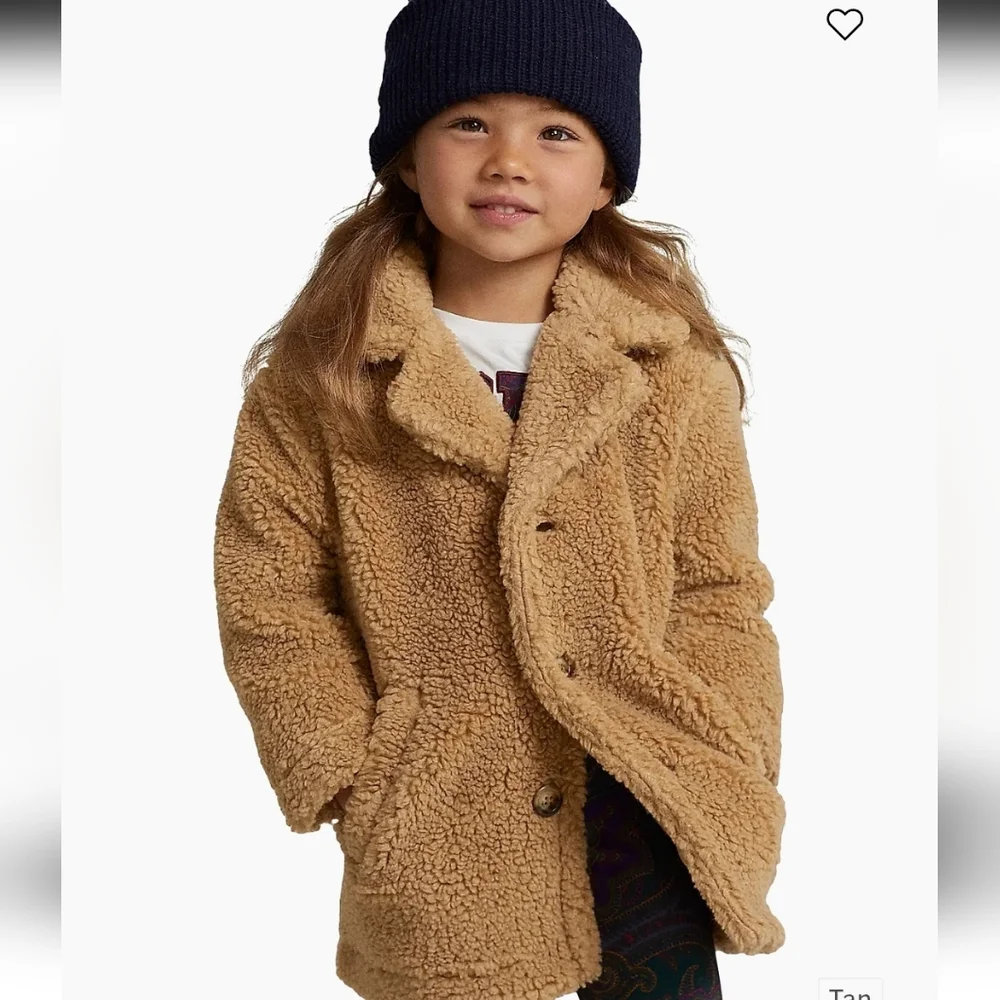 Polo Ralph Lauren curly pile teddy coat