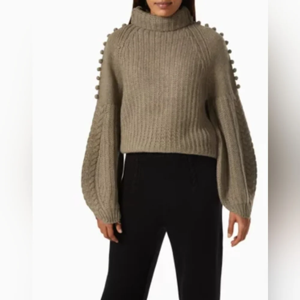 Jolslin Studio Gemma Merino Wool Blend Turtleneck Sweater Australian Designer